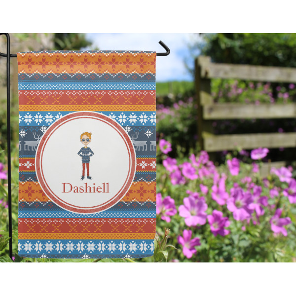 Custom Design - Garden Flag - Outside In Flowers