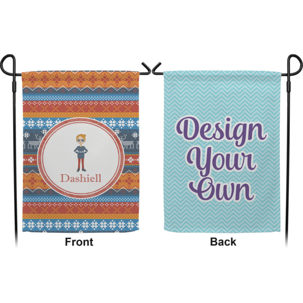 Custom Design - Garden Flag - Double Sided Front and Back