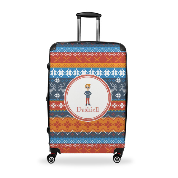 Custom Design Your Own Suitcase - 28" Large - Checked