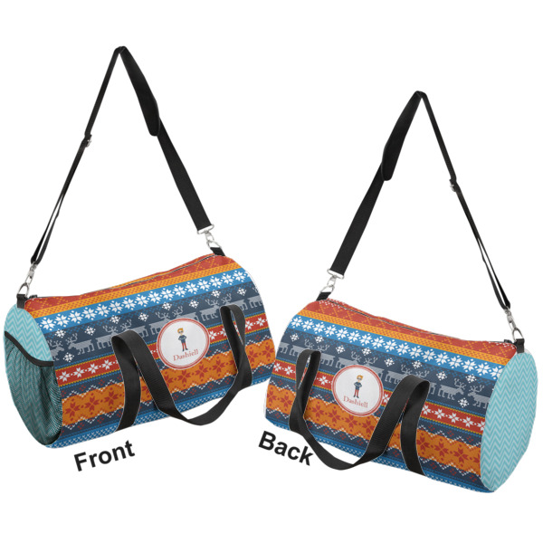 Custom Design - Duffle bag small front and back sides