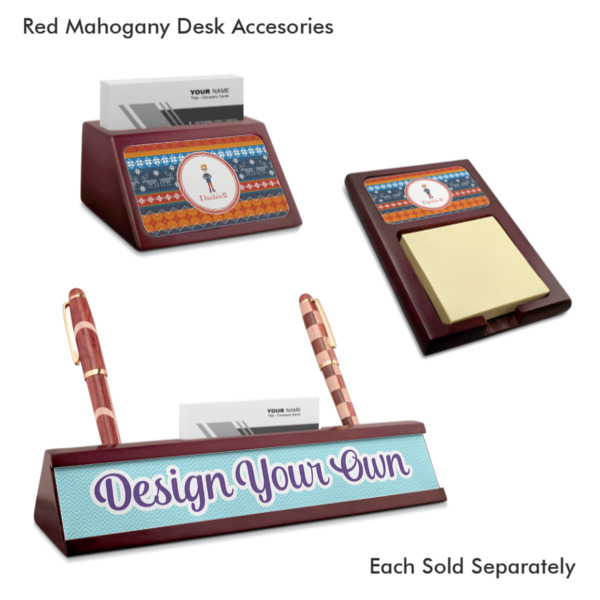 Custom Design - Mahogany Desk Accessories