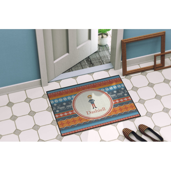 Custom Design - Door Mat - 24"x18" - Lifestyle - Porch