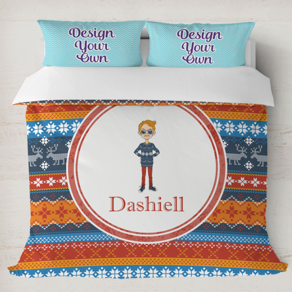 Custom Design Your Own Duvet Cover Set - King