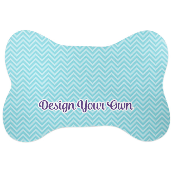 Custom Design Your Own Bone Shaped Dog Food Mat