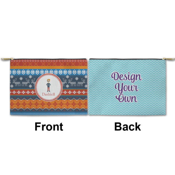 Custom Design - Small Zipper Pouch Approval (Front and Back)