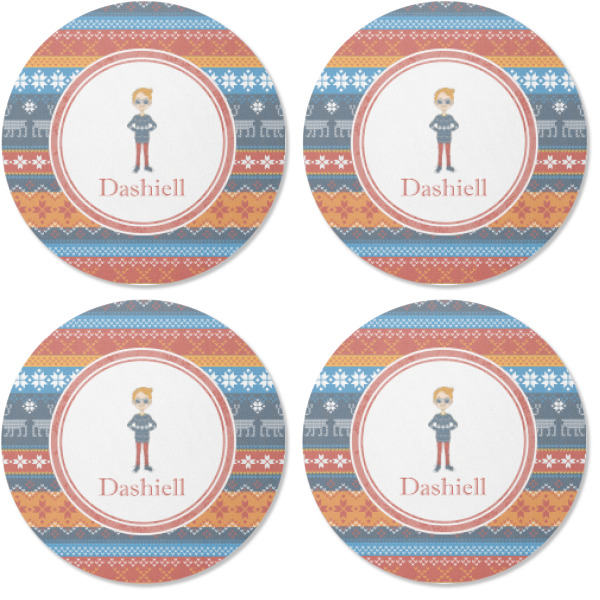 Custom Design - Coaster Round Rubber Back - Apvl