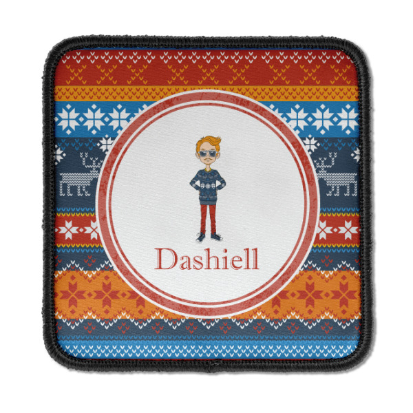 Custom Design - Iron On Patch -  Square - Front