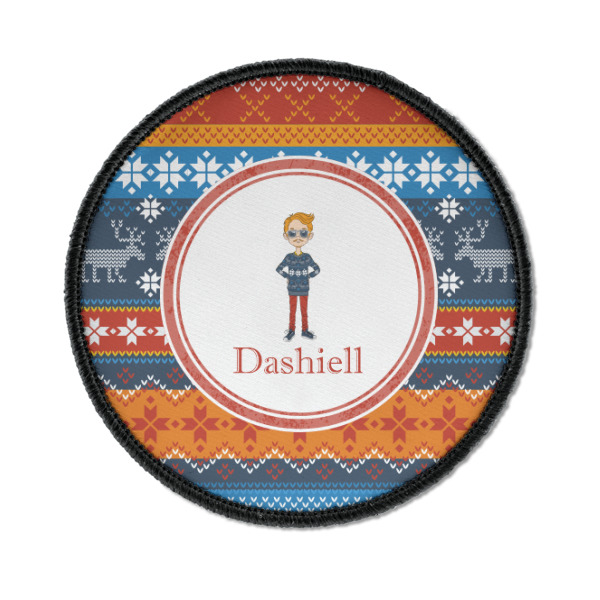 Custom Design - Iron On Patch - Round - Front