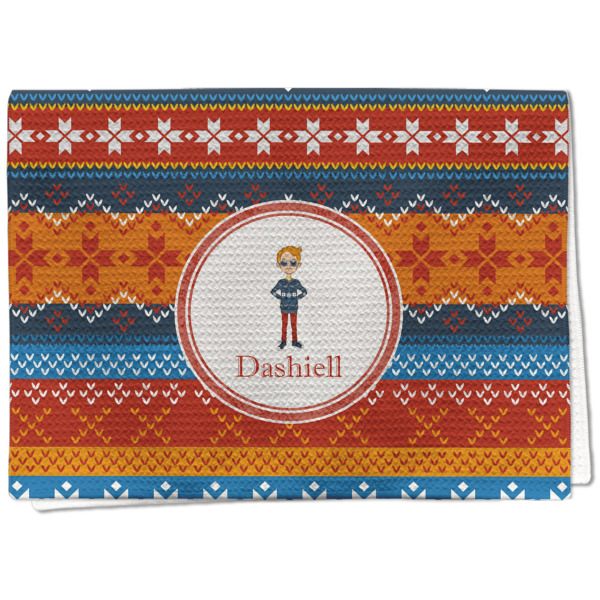 Custom Design Your Own Kitchen Towel - Waffle Weave