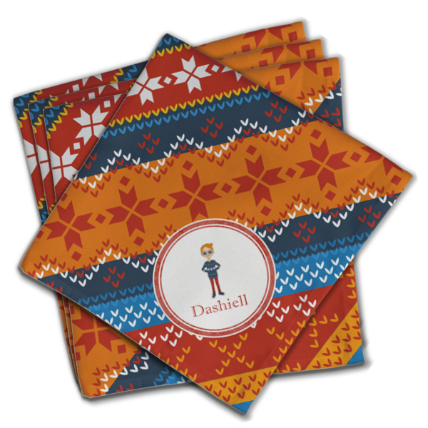 Custom Design - Cloth Napkins - Personalized Dinner (PARENT MAIN Set of 4)