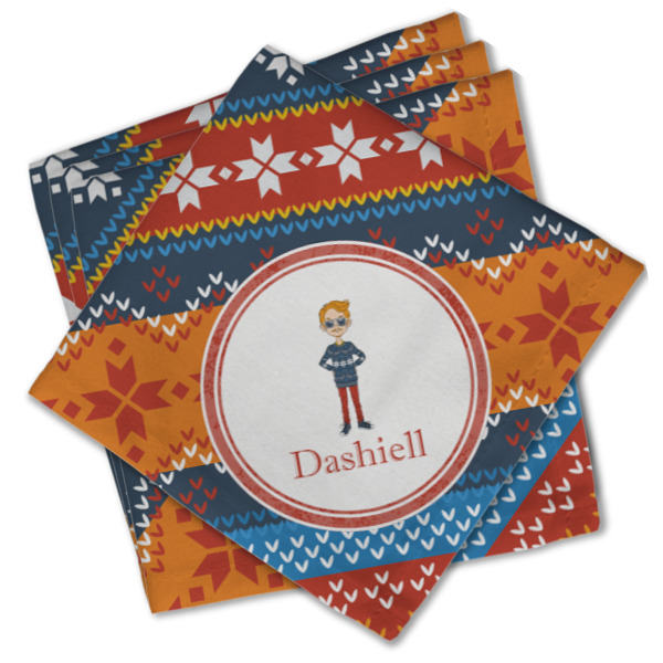 Custom Design - Cloth Napkins - Personalized Lunch (PARENT MAIN Set of 4)