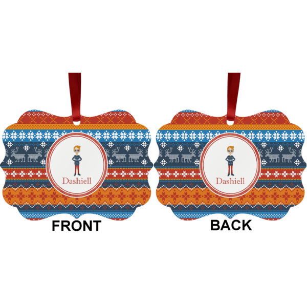 Custom Design - Metal Benilux Ornament - Front and Back (APPROVAL)