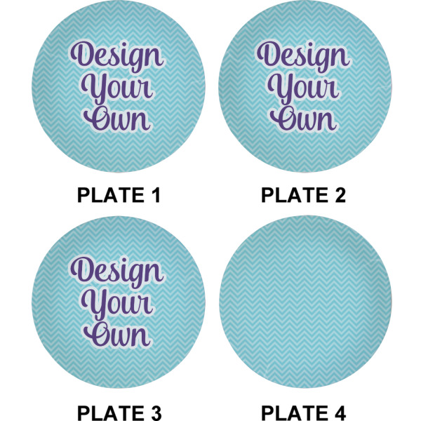 Custom Design - Set of Appetizer / Dessert Plates (Approval)