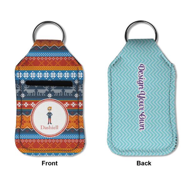 Custom Design - Sanitizer Holder Keychain - Small APPROVAL (Flat)