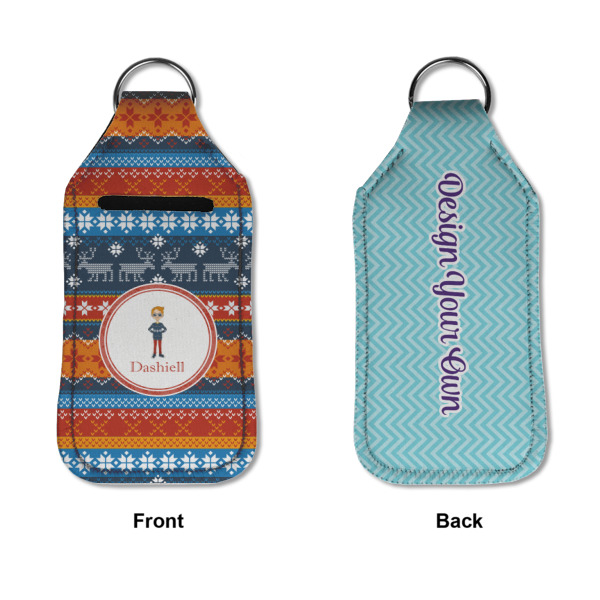 Custom Design - Sanitizer Holder Keychain - Large APPROVAL (Flat)