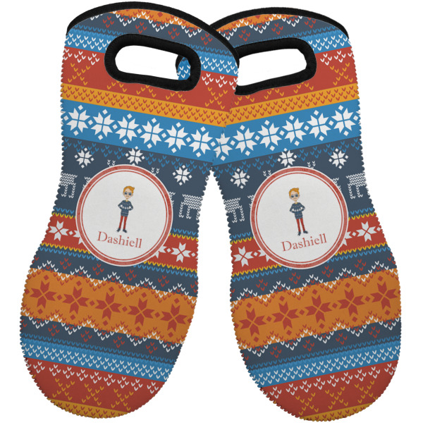 Custom Design - Neoprene Oven Mitt -Set of 2 - Front