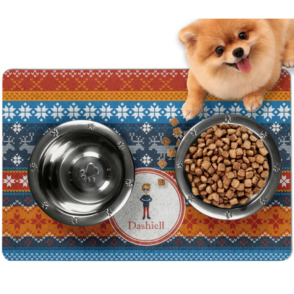 Custom Design Your Own Dog Food Mat - Small