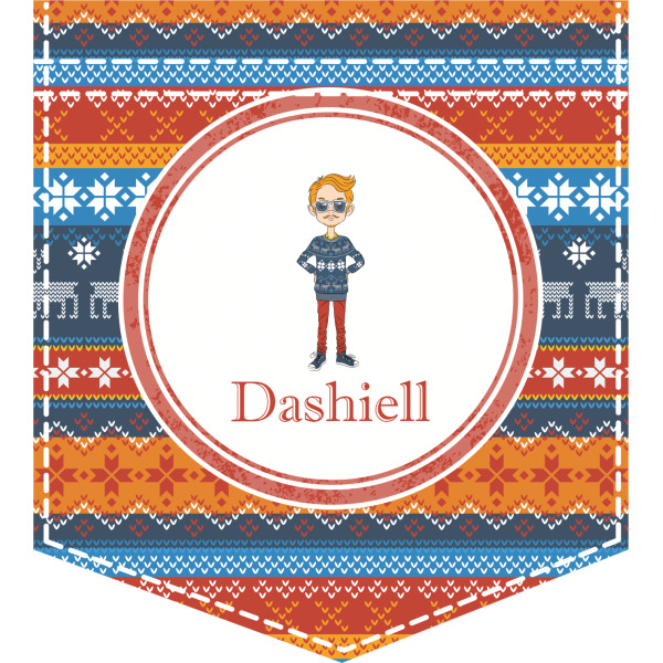 Custom Design Your Own Iron On Faux Pocket