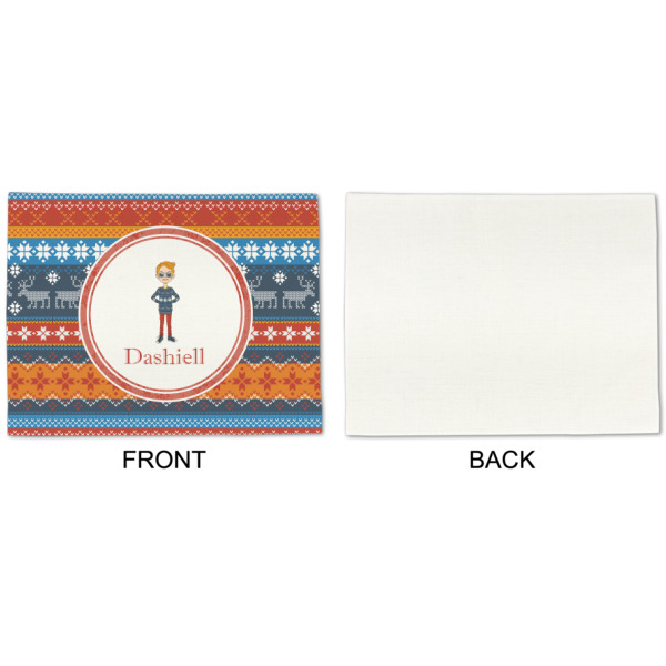 Custom Design - Linen Placemat - APPROVAL Single (single sided)