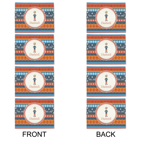 Custom Design - Linen Placemat - Double Sided - Approval - Set of 4