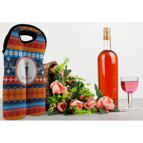 Custom Design - Double Wine Tote - In Context