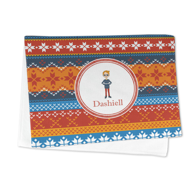 Custom Design - Microfiber Dish Towel - FOLDED HALF