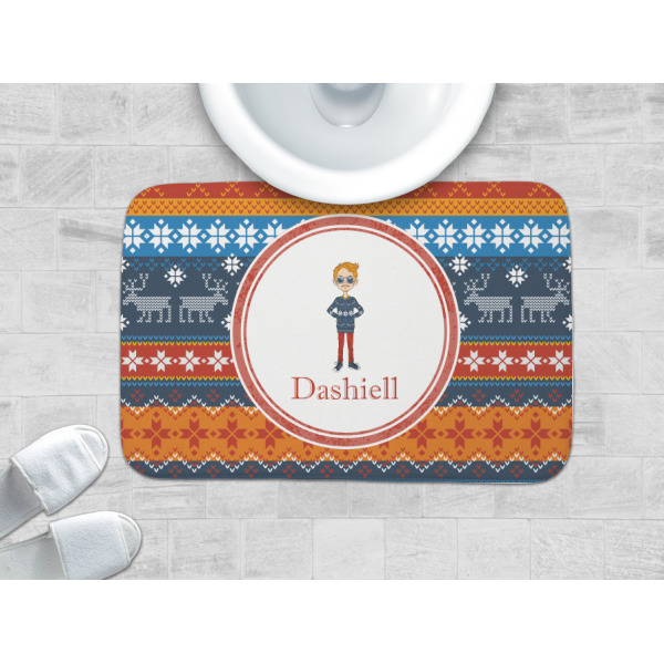 Custom Design - Memory Foam Bath Mat - LIFESTYLE 34x21