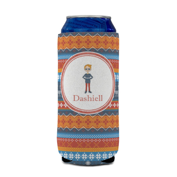 Custom Design - Can Cooler - 16oz - Front on Can