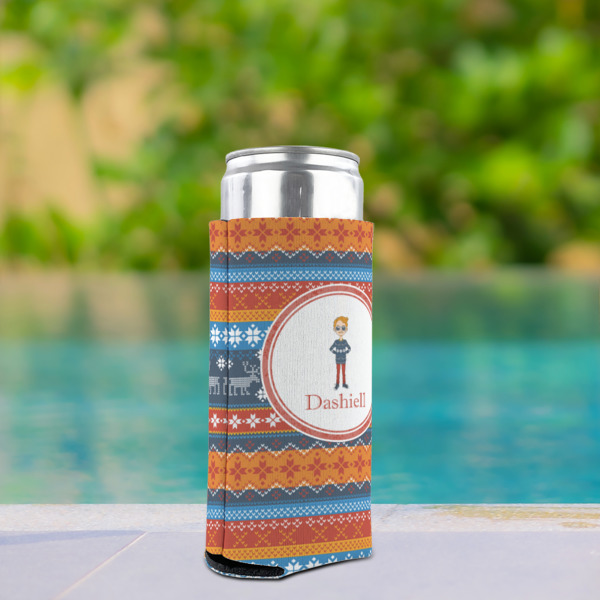 Custom Design - Can Cooler - Tall 12oz - In Context