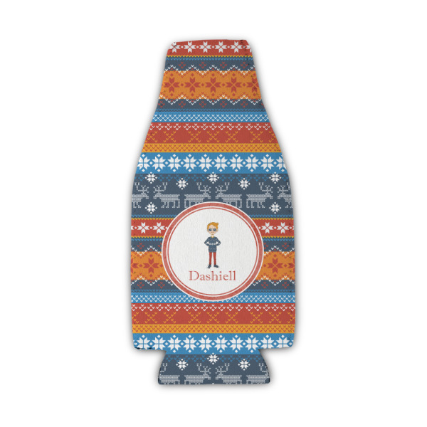 Custom Design Your Own Zipper Bottle Cooler - Single