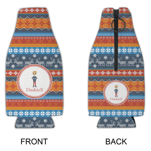 Custom Design - Zipper Bottle Cooler - APPROVAL