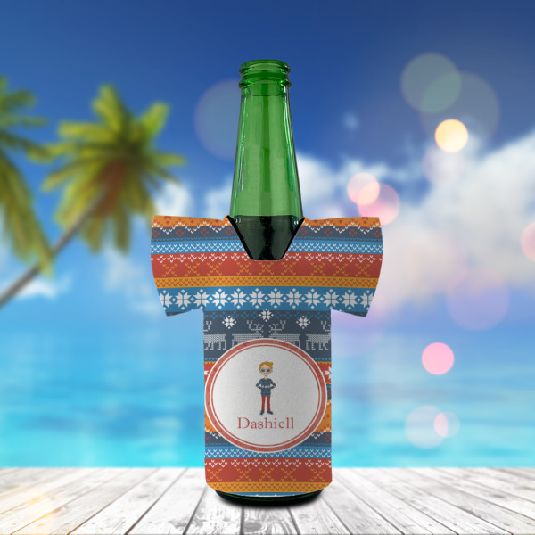 Custom Design - Jersey Bottle Cooler - LIFESTYLE