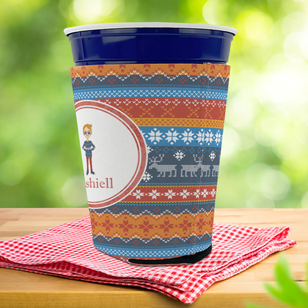 Custom Design - Party Cup Sleeves - with bottom - Lifestyle