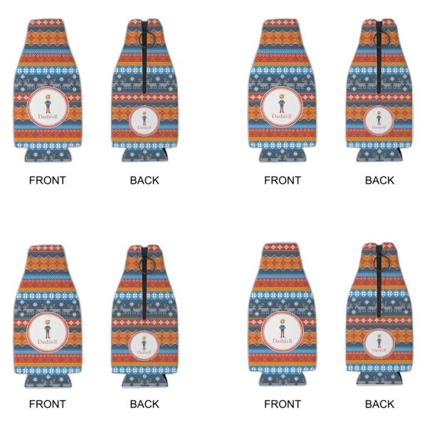 Custom Design - Zipper Bottle Cooler - Set of 4 - Approval