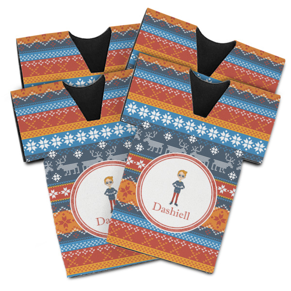 Custom Design - Jersey Bottle Cooler - Set of 4 - MAIN (flat)