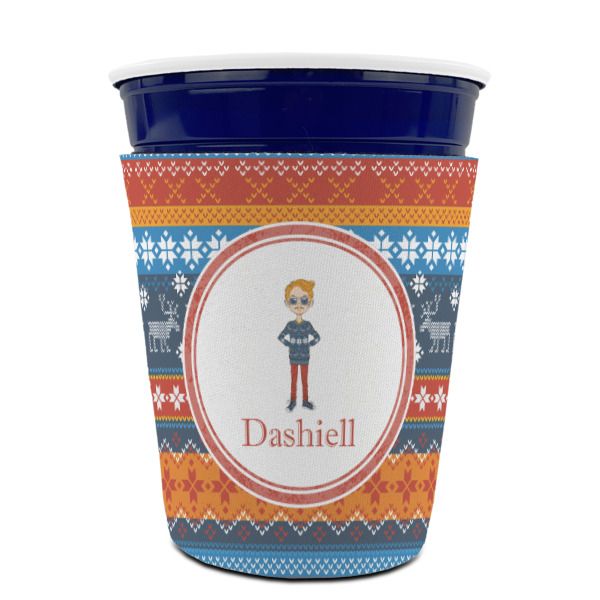 Custom Design - Party Cup Sleeves - without bottom - Front (On Cup)