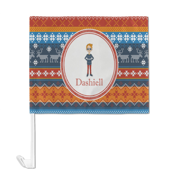 Custom Design - Car Flag - Large - FRONT