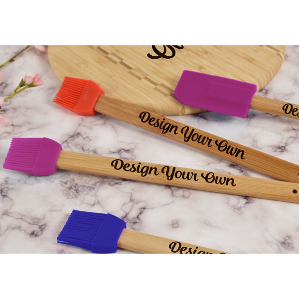 Custom Design - Silicone Brush - Purple - Lifestyle