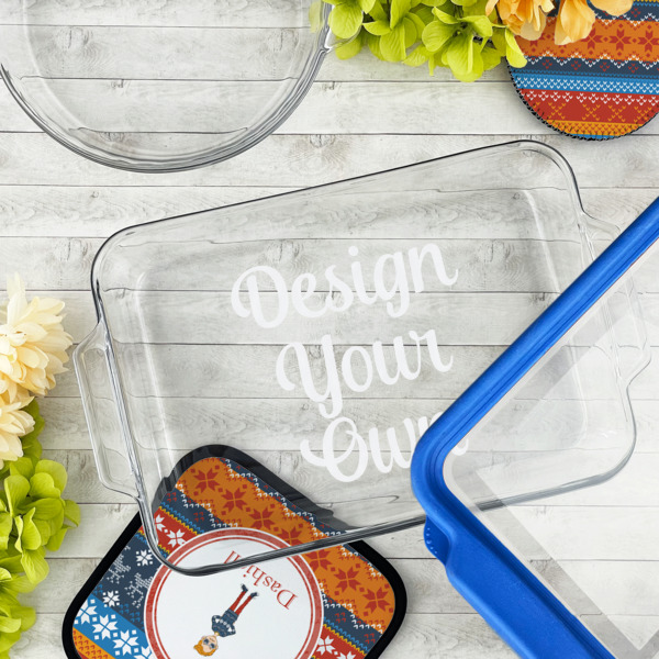 Custom Design - Glass Baking Dish - 13"x9" - Lifestyle