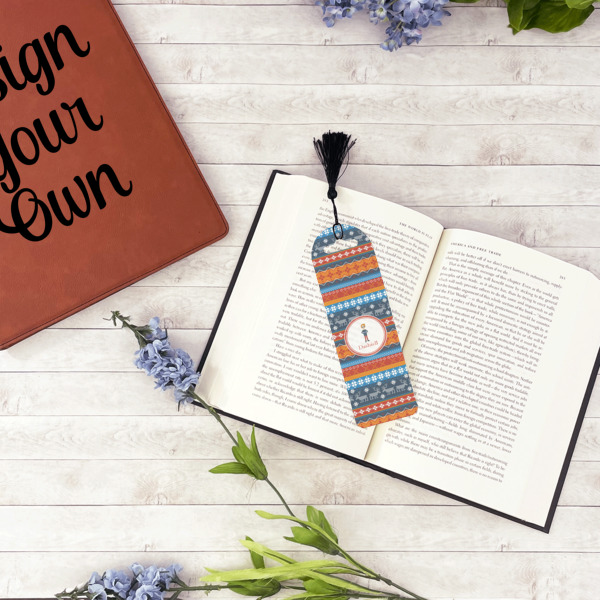 Custom Design - Plastic Bookmarks - In Context