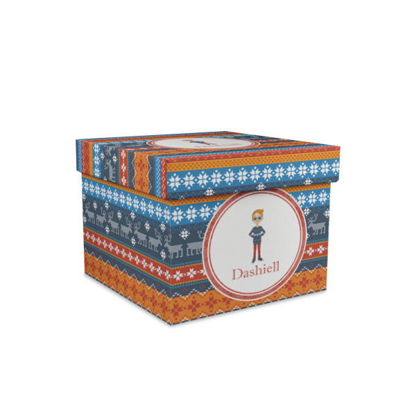 Custom Design - Gift Boxes with Lid - Canvas Wrapped - Small - Front/Main