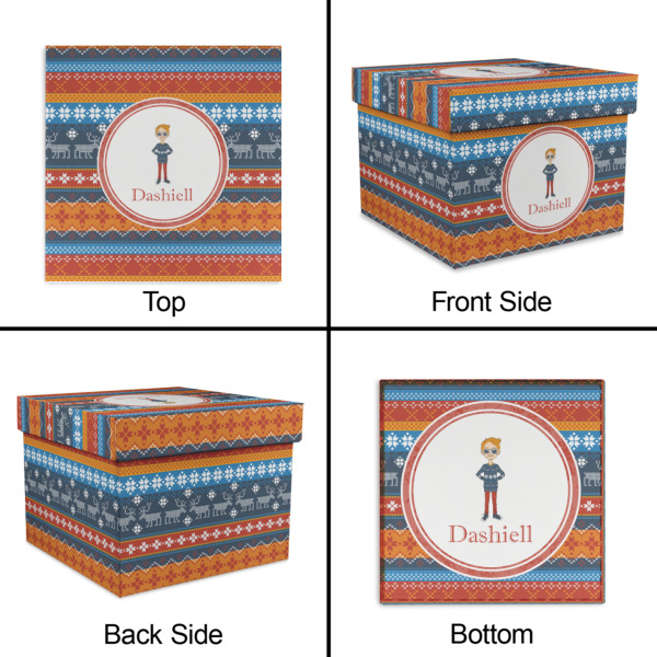 Custom Design - Gift Boxes with Lid - Canvas Wrapped - Medium - Approval
