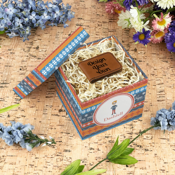 Custom Design - Gift Boxes with Lid - Canvas Wrapped - Small - In Context