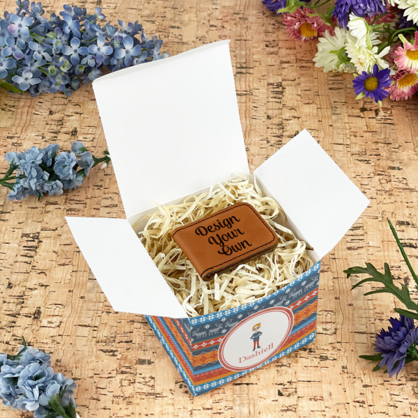 Custom Design - Cube Favor Gift Box - In Context