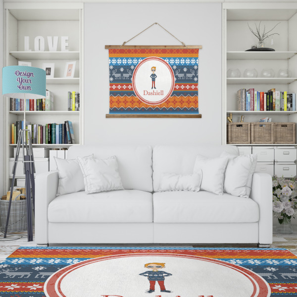 Custom Design - Wall Hanging Tapestry - Landscape - In Context