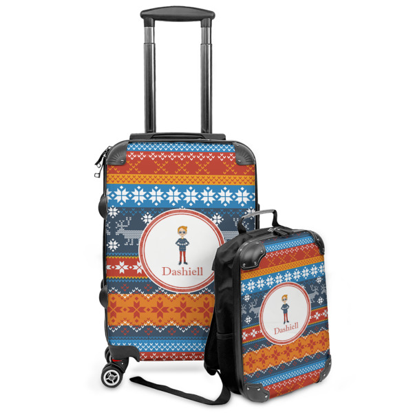 Custom Design Your Own Kids 2-Piece Luggage Set - Suitcase & Backpack