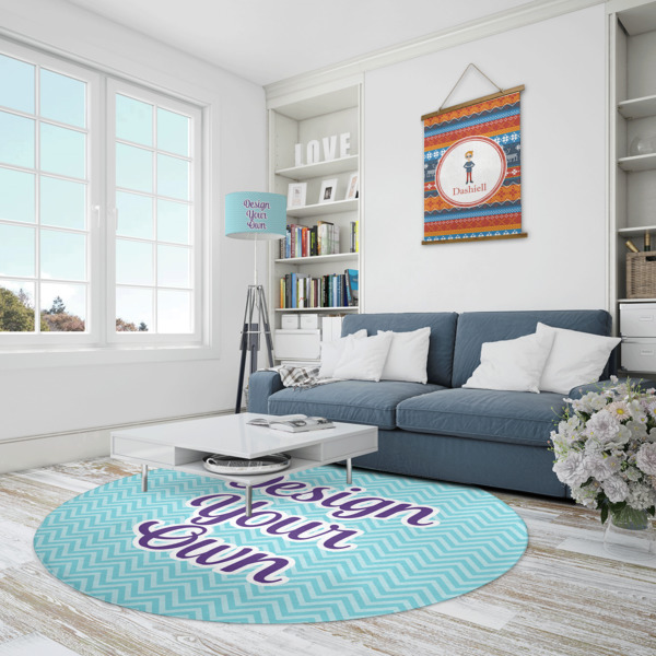 Custom Design - Round Area Rug - IN CONTEXT