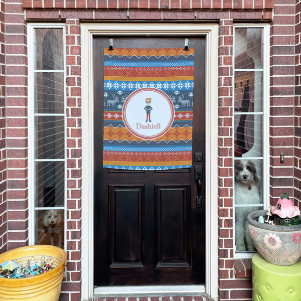 Custom Design - House Flags - Double Sided - (Over the door) LIFESTYLE