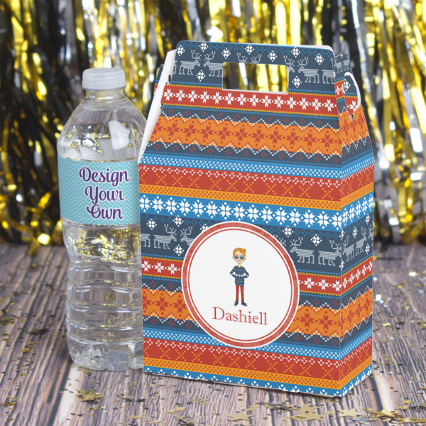 Custom Design - Gable Favor Box - In Context