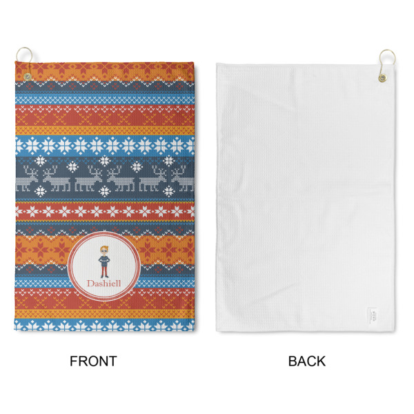 Custom Design - Waffle Weave Golf Towel - Approval